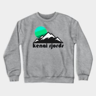 Retro Kenai Fjords ))(( Tourist Souvenir National Park Design Crewneck Sweatshirt